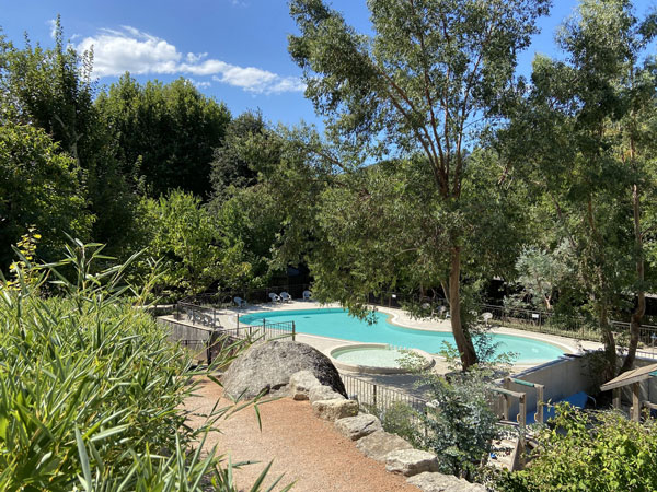 Espace aquatique de notre camping proche de Saint-Hippolyte-du-Fort